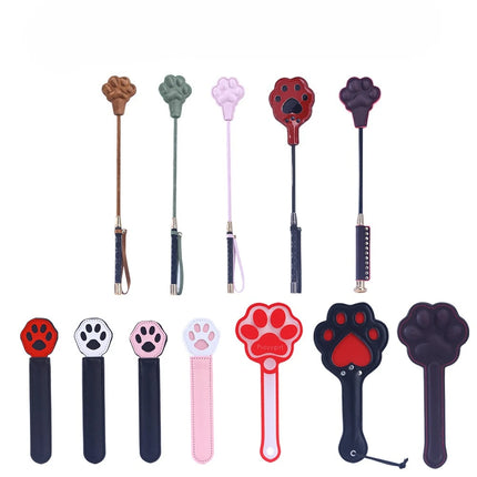 Multiple Styles Cat Claw BDSM Flog Spanking Whips Paddles for Couples SM Flirting Slave Game Sex Funny Adult Toys SM Games ﻿