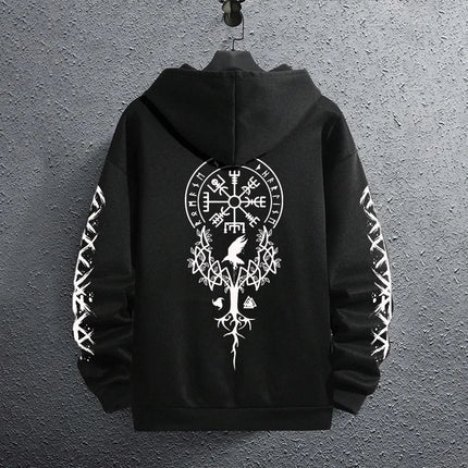 2025 Brand New Black Sweatshirts Autumn Winter Male Daily Casual Sporty Jogging Hoodie Men's Outwear Fashion Pullover