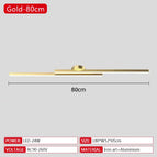 Gold-L80cm / Cold White-NO REMOTE