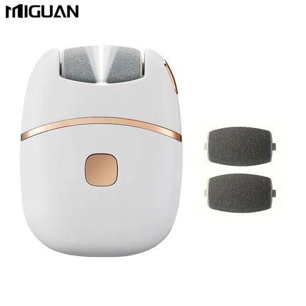 White foot grinding machine, USB charging, easy to carry and use, remove dead skin and calluses from feet