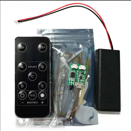 Technical RC Led Light Kit For 1:14  Race Car City Vehicle Bricks DIY Lamp Toys Set （Not Included Building Blocks）