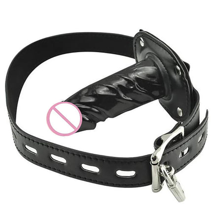 Open Mouth Gag Silicone Ball Dildo Restraint Fetish Flirting BDSM Bondage Sex Toys for Couples Adult Erotic Game Chastity Belt