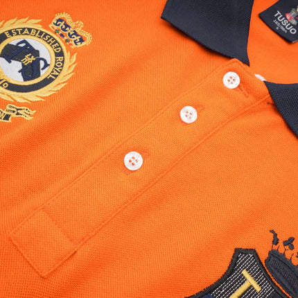 New Oversized Men's Polo Shirt Classic Great Designers Royal Leisure Button Collar T-shirt Golf Plus Size XS-7XL Male Clothing