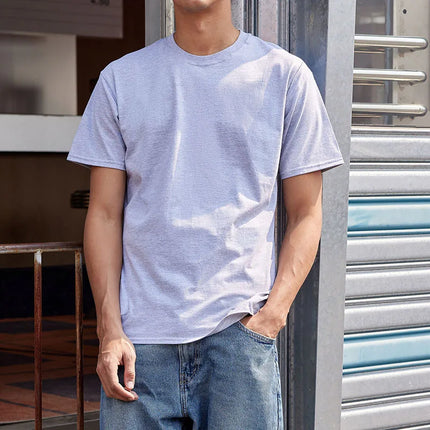 XS-6XL 100 Cotton T shirt Men,Short Sleeve Summer Top,Casual Solid TShirt,Plain Fashion Tees Women,Quality Basic Unisex Clothes