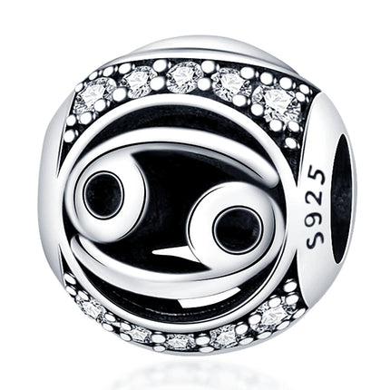 Hot Sale 925 Sterling Silver 12 Constellation Beads Charm Fit Original Pand 3mm Bracelet For Women Jewelry Birthday Fashion Gift