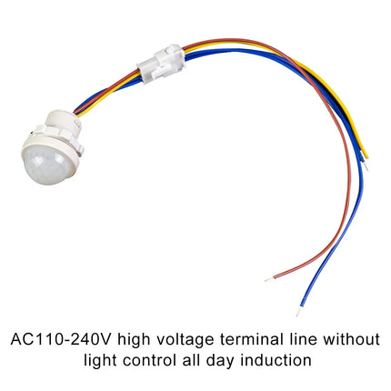 LED PIR No Adjustable Delay Human Body Infrared Detector IR Infrared Motion Sensor Light Switch For Home AC110-240V DC 12V-24V