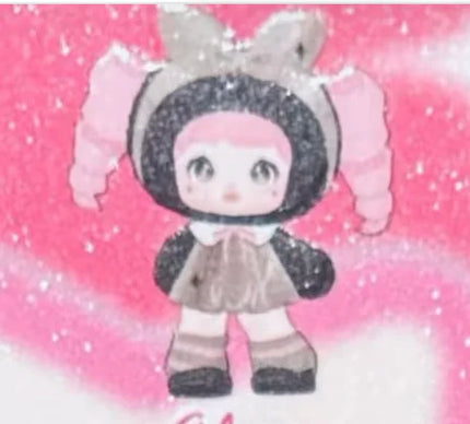 New Genuine Nommi Pink Energy Series Vinyl Doll Pendant Mystery Surprise Cute Blind Box Action Figure Doll Bjd Birthday Kid Gift