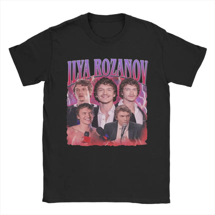 Heated Rivalry Ilya Rozanov But Daddy I Love Him T Shirt Men's Pure Cotton Vintage T-Shirts Crew Neck Tees Short Sleeve Clothing