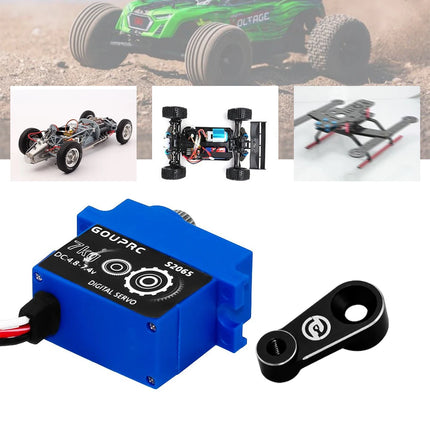7KG Waterproof RC Digital Micro Servo with Horn Digital Servo for TRX4 TRX6 SCX10 III 1/10 RC Crawler Car Metal Gear Servo