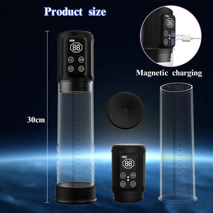 Electric Vacuum Penis Pump Men's Sex Toy Penis Extender Vacuum Pump Sucking LED Display Male Masturbator Sex Toy For Men Adult