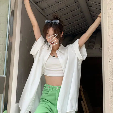 XEJ Elegant and Youthful Women's Blouses Oversize Shirts Women's Summer Clothing Spring 2022 Short-Sleeve Youth Blouses