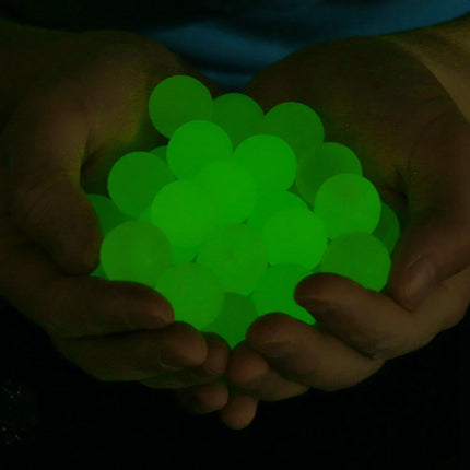 12PCS Glow in the Dark Bouncing Balls Bulk 30mm Small Bouncy Balls Luminous Funny Colorful Party Favors Birthdays Gift