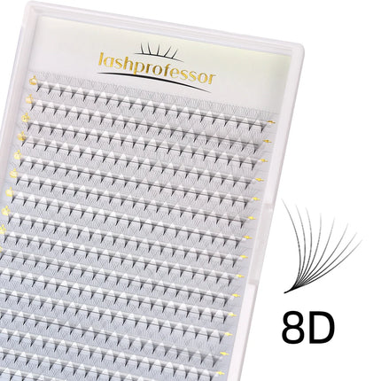 Lashprofessor 6D 8D 10D Premade Fans Lashes Pointy Base Russian Volume Fans Lashes Professional Eyelash Extensions Makeup Cilios