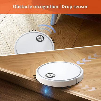 Robot Vacuum and Mop Combo, 2 in 1 Robotic Vacuum Cleaner with ，App/Remote, Strong Suction, Slim, Ideal for Hard Floor, Pet Hair