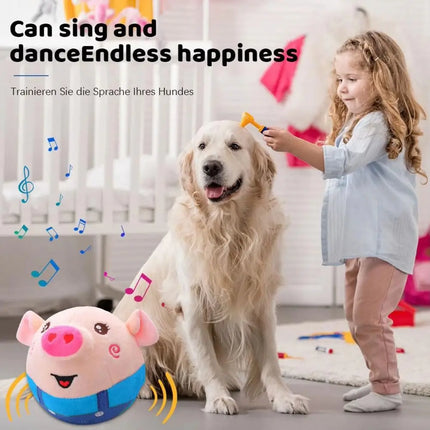 Shake Bouncing Jump Balls USB Rechargeable Music Vibration Electronic Pet Dog Toy Electronic Singing