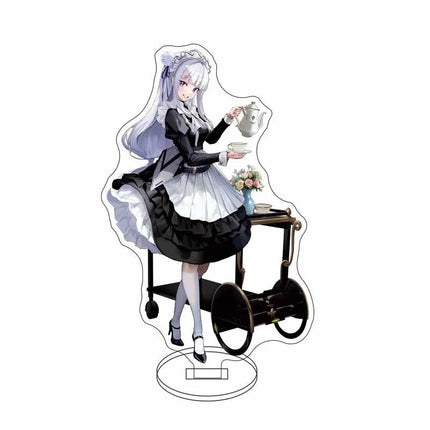 Anime Nikke Goddess Of Victory Figures Model Plate Sexy Girl Cute Girl Pattern Key Ring Acrylic Standing KeyChain for Women Men