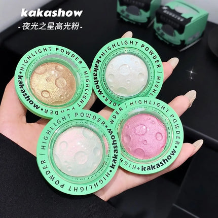 Highlighting Powder Korean Make up Fine Glitter for Face Long-Lasting Highlighting glow reicpe Contouring Luminous Finis