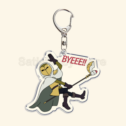 The Owl House Keychain Luz Noceda King Eda Hooty Acrylic Key Chain Pendant Key Ring Keychains for Bag Pendant Aaccessories Gift