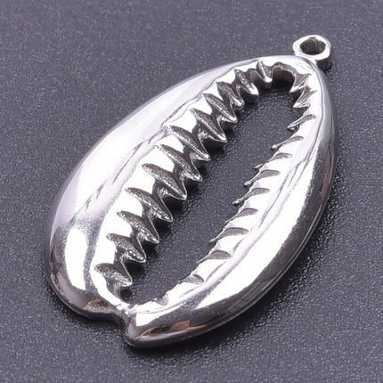 5pcs Stainless Steel Conch Starfish Turtle Charms For Jewelry Making Supplies Ocean Charm Silver Color Pendant Handmade Material