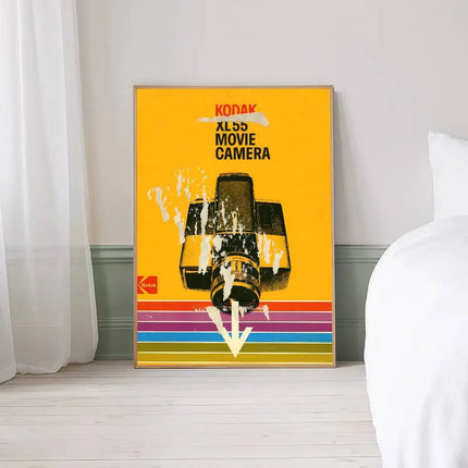 Retro Fashion K-KodakS Self-adhesive Art Poster Retro Kraft Paper Sticker DIY Room Bar Cafe Stickers Wall Painting