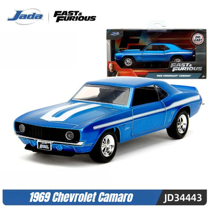 Jada Toys 1:32 Fast&Furious Alloy Car,Mitsubishi Lancer TOYATO Super Nissan Skyline GTR Jetta RX-7 Collection Gift Toys for Kids