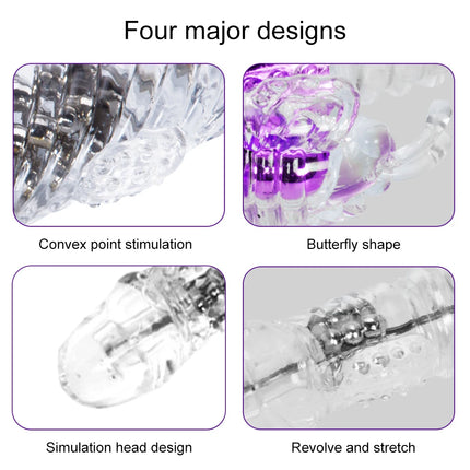  Telescopic Dildo Vibrator for Women G-Spot Rabbit Clitoris Stimulator Vaginal Massager Adults Female Masturbation Sex Toys18+