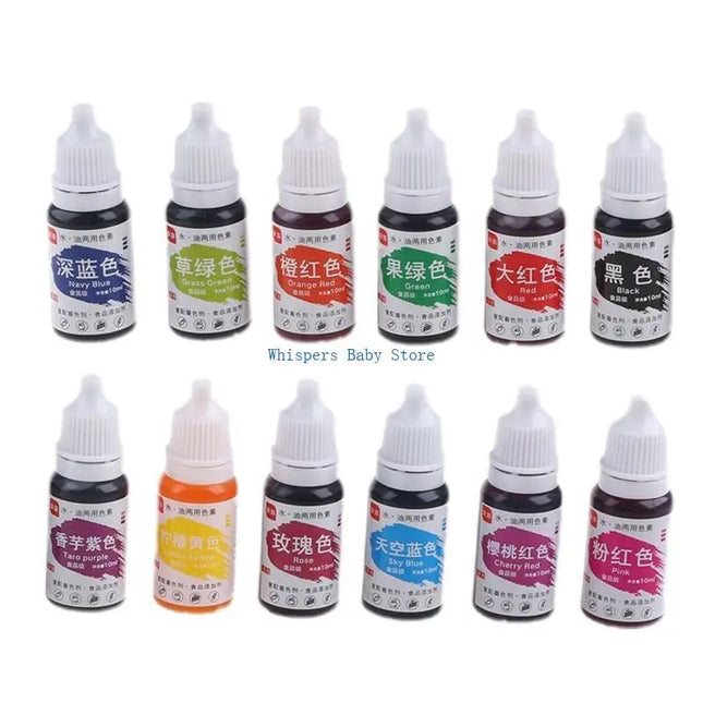 U90E 10ml Coloring Liquid Dye Pigment Baking Fondant Cooking Colorant