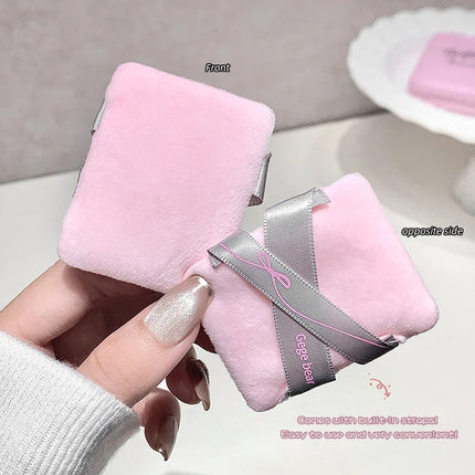 Gege Bear 2-in-1 Highlighter Blush Powder With a Powder Puff Multi-functional Makeup Brightening Natural Matte Makeup