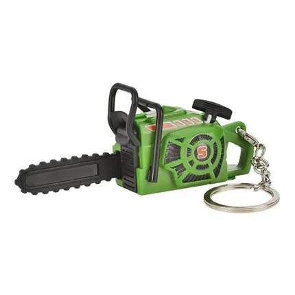 Mini Chainsaw Keychain Stress Relief Toy for Keys Backpack Bag Realistic Chainsaw Toy Funny Gadget Chainsaw Key Ring Gift