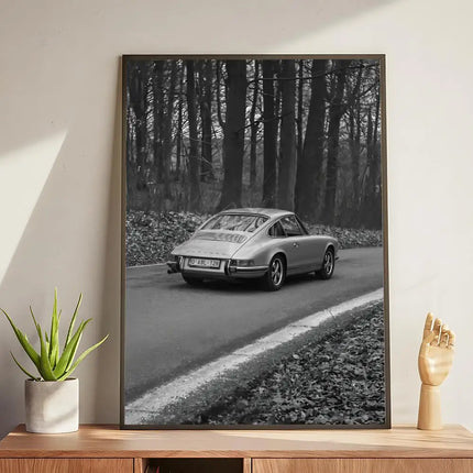 Black and White Luxury Car Vehicle Poster Modern and Elegant Wall Stickers for Home Decor Living Room Dormitory Wall Art