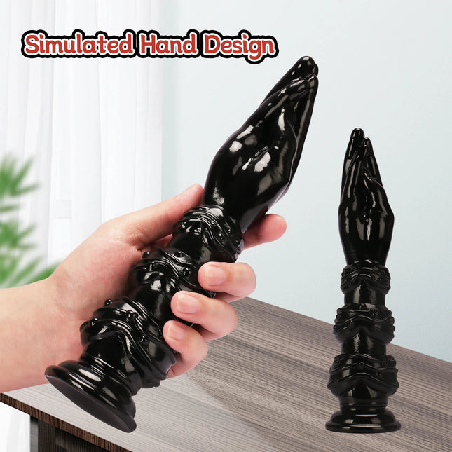 Huge Simulation Hand Fist Dildo Anal Plug Female Male Gay Hand Touching G-spot Vaginal Anal Dilator Sucker Sex Toy