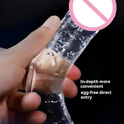 Realistic Dildo Jelly Penis Suction Cup Dildo Realistic Sex Toys For Lesbian Women Female Masturbator Big Dick Fake Dick
