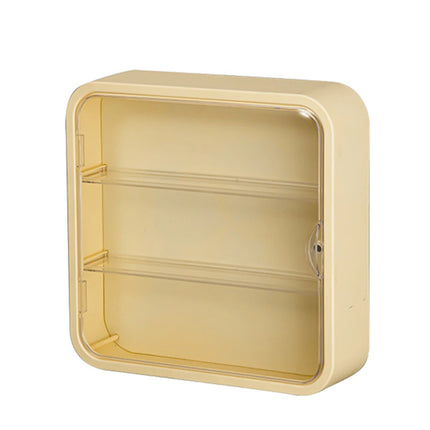 3-layer blind box storage display rack, transparent wall mounted cabinet, handmade doll frame, plush toy, Bubble Mart display bo