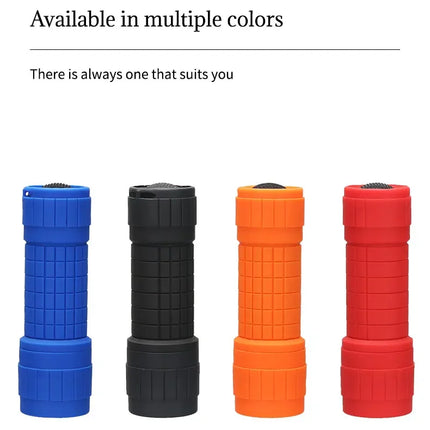 Portable LED Mini Children's Flashlight Strong Lighting Using 3 Batteries Fixed Focus Pocket Outdoor Waterproof Camping Torch