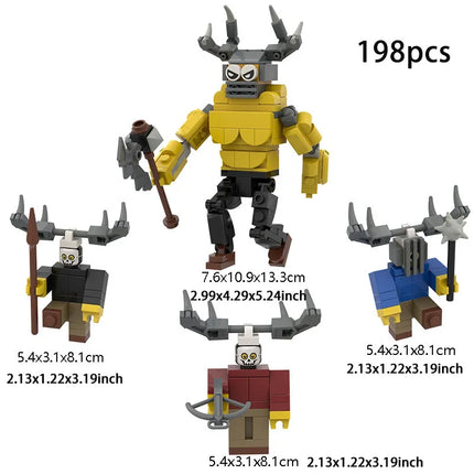 Forest Deer Legion - 198 Piece Monster Building Blocks