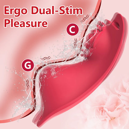 10-Frequency Lace Wear Rose Vibrator Long Distance Remote Control Clitoris U Point Masturbation Sex Toy Adult Female Couple Game