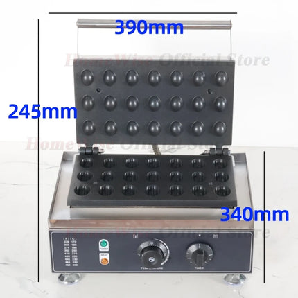 HomeWise Electric Waffle Maker 1550W Nut Shaped Waffle Making Machine Chestnut Peel Crispy Waffles Maker Kitchen Appliance