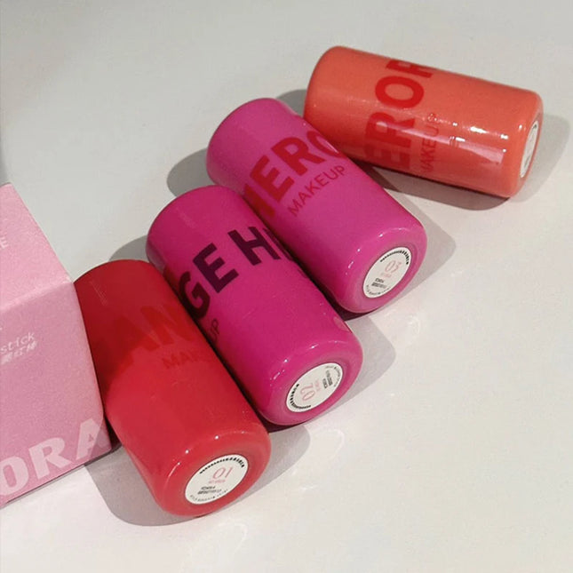 HERORANGE Jelly Blush Stick Brighten Cheek Rouge Dual Use For Lips And Cheeks Blusher Waterproof Lasting Red Tint Cheek Color