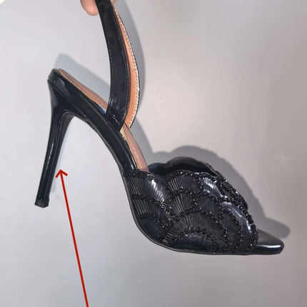 Ladies' Stunning Andsexy Slimhigh-heeled Temperament,ladies' Wedding Sandals,high-quality European AndAmerican Outerwearslippers