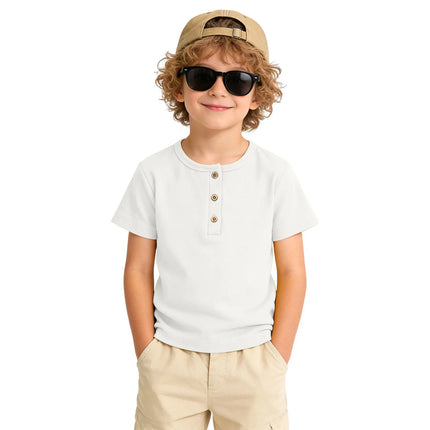 Large N Boys Comfortable And Breathable Short Sleeved T Shirt Casual And Versatile Top children's clothes girl