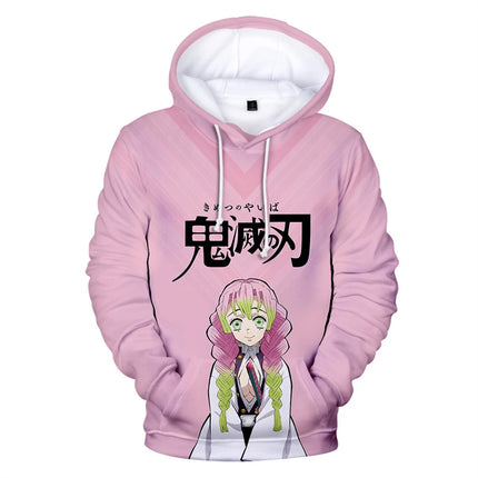 Funny 3D Anime Print Hoodies For Men Hip Hop Trend Y2k Clothing Fashion Casual Sweatshirts Autumn and Winter Oversized Pullover