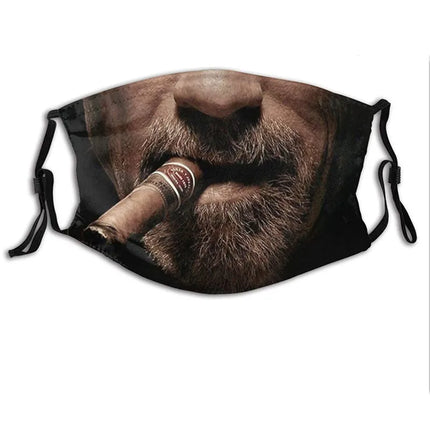 Personalized Social Funny 3D Facial Expression Masks Women Men Prom Party Ride Breathable Mouth Face Mask Creative Printed Masks