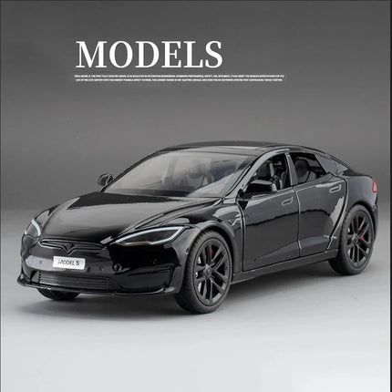 1:24 Model X Model Y Model 3 Alloy Die Cast Toy Car Model Sound and Light Children's Toy Collectibles Birthday gifts