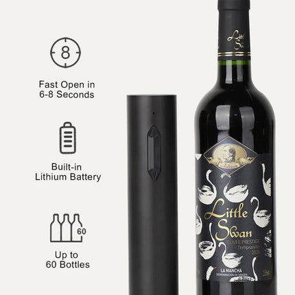Electric Wine Bottle Opener Automatic Red Wine Corkscrew Rechargeable Wine Opener with Charging Base Tools Kitchen Accessories