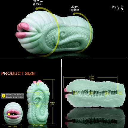 FAAK Color Mixed Ultral Soft Male Masturbator Silicone Fantasy Pussy Anal Stroker Erotic Fetish Stimulation Sex Toy for Men