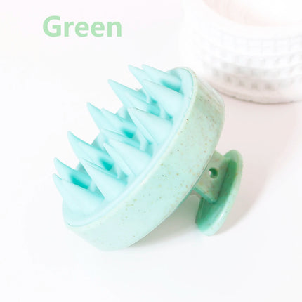 Hair Wash Brush, Silicone Scalp Massage Comb, Soft Body Massage Brush, Beauty and Hairdressing Tool, Special for Real Hair Wigs