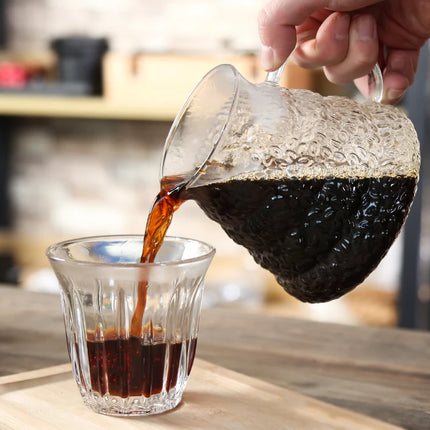Heat Resistant Borosilicate Glass Hand Drip Coffee Pot Carafe Share Pot Pour Over Coffee Server Drip Coffee Pot