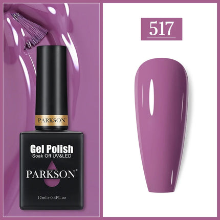 Parkson 12ML Nail Gel Polish HEMA TPO FREE Full Coverage 279 Color Gel Pigment Professional Nail Art Long Lasting Gel Varnish