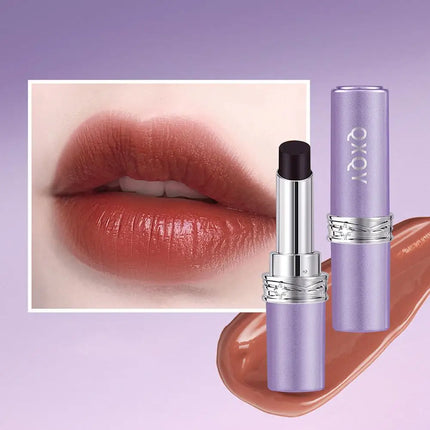 Velvet Matte Dark Magic Lipstick Long-Lasting Waterproof Lipstick Hydration Lip Gloss Nourishing Lightweight Smooth Essence Care