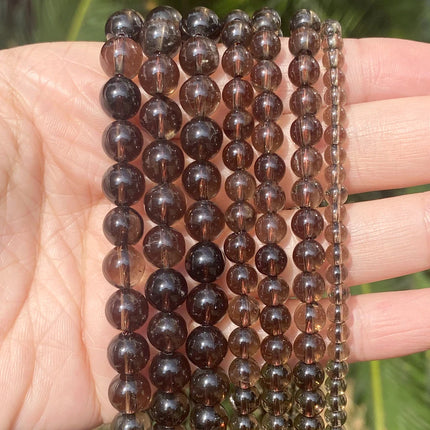 Natural Stone Beads Round Morganites Tourmalines Aquamarines Jades Quartzs Crystals Spacer For Jewelry Making DIY Bracelet